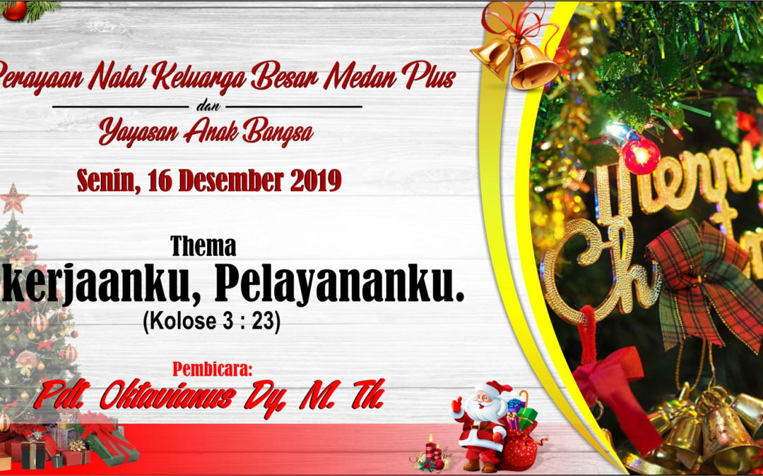 Perayaan Natal MedanPlus 2019